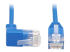 N204-S15-BL-UP - Tripp Lite Up-Angle Cat6 Gigabit Molded Slim UTP Ethernet Cable (RJ45 Right-Angle Up M to RJ45 M), Blue, 15 ft. - Close up