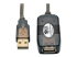 U026-20M - Tripp Lite 20M USB 2.0 Hi-Speed Active Extension Repeater Cable USB-A M/F 65' 65ft 20 Meter - Close up