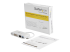 DKT30CDVPD - StarTech.com USB C Multiport Adapter, USB-C to DVI-D (Digital) Video Adapter with 60W Power Delivery Passthrough Charging, GbE, USB-A, Portable USB Type-C/Thunderbolt 3 Mini Laptop Dock - Right-angle