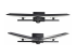 2MC1S-MONITOR-STAND - StarTech.com Crossbar Dual Monitor Desk Stand, Double 27inch Screens/VESA - Top