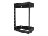 RK15WALLOA - StarTech.com 15U 19" Wall Mount Network Rack, Adjustable Depth 12-20" 2 Post Open Frame Server Room Rack for AV/Data/ IT Communication/Computer Equipment/Switch with Cage Nuts & Screws - Right-angle
