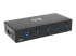 U360-004-IND - Eaton Tripp Lite series 4-Port Rugged Industrial USB 3.0 SuperSpeed Hub - Left-angle