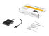 USB32HD2 - StarTech.com USB 3.0 to Dual HDMI Adapter, 1x 4K 30Hz & 1x 1080p, External Video & Graphics Card, USB Type-A to HDMI Dual Monitor Display Adapter Dongle, Supports Windows Only, Black - Front