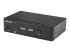 SV231DPU34K - StarTech.com 2 Port DisplayPort KVM Switch, 4K 60Hz, Single Display, Dual Port UHD DP 1.2 USB KVM Switch with Integrated USB 3.0 Hub and Audio, Dell, HP, Apple, Lenovo, TAA Compliant - Right-angle