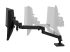 45-684-292 - Ergotron LX Pro - Mounting kit (dual direct arm, 2 pivots, 2-piece desk clamp, attachment hardware, base, dual displays bow, extension, pole, pole collar) - Right-angle