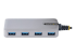 5G4AB-USB-A-HUB - StarTech.com 4-Port USB Hub, USB 3.0 5Gbps, Bus Powered, USB-A to 4x USB-A Hub with Optional Auxiliary Power Input, Portable Desktop/Laptop USB Hub with 1ft (30cm) Attached Cable - Front