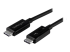 TBLT34MM50CM - StarTech.com 50cm (1.6ft) Thunderbolt 3 Cable, 40Gbps, 100W PD, 4K/5K Video, Thunderbolt-Certified, Compatible w/ TB4/USB 3.2/DisplayPort - Right-angle