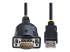 1P3FP-USB-SERIAL - StarTech.com 3ft (1m) USB to Serial Cable, DB9 Male RS232 to USB Converter, USB to Serial Adapter for PLC/Printer/Scanner/Network Switches, USB to COM Port Adapter - Front