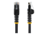 N6LPATCH2MBK - StarTech.com 2m LSZH CAT6 Ethernet Cable, 10 Gigabit Snagless RJ45 100W PoE Network Patch Cord with Strain Relief, CAT 6 10GbE UTP, Black, Individually Tested/ETL, Low Smoke Zero Halogen - Multi-angle