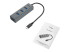 C31HUBMETAL403 - i-Tec USB-C 3.1 Metal HUB - Front