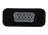 CDP2VGAUCP - StarTech.com USB C to VGA Adapter with Power Delivery, 1080p USB Type-C to VGA Monitor Video Converter with Charging, 60W PD Pass-Through, Thunderbolt 3 Compatible Projector Adapter, Black - Left side