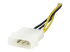EPS48ADAP - StarTech.com 6 Inch 4 Pin to 8 Pin EPS Power Adapter with LP4 - Close up
