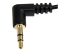 MU1MMS2RA - Startech 1 ft. (0.3 m) Right Angle 3.5 mm Audio Cable - Close up