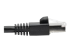 N262-010-BK - Eaton Tripp Lite Series Cat6a 10G Snagless Shielded STP Ethernet Cable (RJ45 M/M), PoE, Black, 10 ft. (3.05 m) - Left side