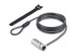 SNANOC4D-LAPTOP-LOCK - StarTech.com Nano Slot Compatible 6.6ft (2m) Cable Lock, Laptop Security - Right-angle