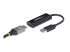 USB32HDES - StarTech.com USB 3.0 to HDMI Adapter, 1080p (1920x1200), Slim/Compact USB to HDMI Display Adapter Converter for Monitor, USB Type-A External Video & Graphics Card, Black, Windows Only - Right-angle