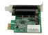 PEX4S953LP - StarTech.com 4-port PCI Express RS232 Serial Adapter Card, PCIe RS232 Serial Host Controller Card, PCIe to Serial DB9, 16950 UART, Low Profile Desktop Expansion Card, Windows, macOS, Linux - Right side