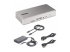 132UE-TB4USB4DOCK - Startech Thunderbolt 4 Multi-Display Docking Station, Quad/Triple/Dual Monitor Dock, 2x HDMI/2x DisplayPort, 7x USB Hub, 2.5 Gigabit Ethernet, 98W Power Delivery, for Windows/MacBook - Left-angle