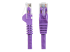N6PATCH75PL - StarTech.com 75ft CAT6 Ethernet Cable, 10 Gigabit Snagless RJ45 650MHz 100W PoE Patch Cord, CAT 6 10GbE UTP Network Cable w/Strain Relief, Purple, Wiring is UL Certified/TIA - Front