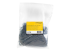 CBMZT4BK - Startech 10cm(4") Cable Ties, 2mm(1/16") wide, 22mm(7/8") Bundle Diameter, 8kg(18lb) Tensile Strength, Nylon Self Locking Zip Ties with Curved Tip, 94V-2/UL Listed, 1000 Pack, Black - Front