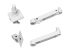45-682-290 - Ergotron LX Pro - Mounting kit (monitor arm) - Multi-angle