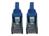 N262-S10-BL - Eaton Tripp Lite Series Cat6a 10G Snagless Shielded Slim STP Ethernet Cable (RJ45 M/M), PoE, Blue, 10 ft. (3.1 m) - Front