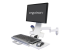 45-230-216 - Ergotron 200 Series - Mounting kit (articulating arm, keyboard tray with left/right mouse tray, barcode scanner holder) - Right-angle