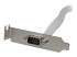 PLATE9M16LP - StarTech.com 1 Port 16in DB9 Serial Port BRacket to 10 Pin Header - Close up