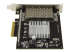 PEX10GSFP4I - StarTech.com Quad Port 10G SFP+ Network Card, Intel XL710 Open SFP+ Converged Adapter, PCIe 10 Gigabit Ethernet Server NIC, 10GbE Fiber Optic LAN Card Dell PowerEdge HPE ProLiant, NIC Card - Right side