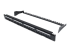 720427 - Intellinet Patch Panel, Blank, 1U, 24-Port, Black - Right-angle