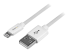 USBLT2MW - StarTech.com 2m (6ft) Long White Apple 8-pin Lightning Connector to USB Cable for iPhone / iPod / iPad - Close up