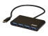 900123 - PORT Connect USB HUB 4 PORTS TYPE C - Right-angle