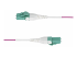 OM4RLCLC20M - Startech 20m (66ft) LC/LC (UPC) OM4 Multimode Fiber Optic Cable, OFNR - Multi-angle