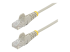 N6PAT300CMGRS - StarTech.com 3m Slim LSZH CAT6 Ethernet Cable, 10 Gigabit Snagless RJ45 100W PoE Patch Cord, CAT 6 10GbE UTP Network Cable w/Strain Relief, Grey, Fluke Tested/ETL, Low Smoke Zero Halogen - Right-angle
