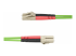 LCLCL-20M-OM5-FIBER - StarTech.com 20m (65ft) LC to LC (UPC) OM5 Multimode Fiber Optic Cable, 50/125µm Duplex LOMMF Zipcord, VCSEL, 40G/100G, Bend Insensitive, Low Insertion Loss, LSZH Fiber Patch Cord - Multi-angle