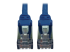 N262-S15-BL - Eaton Tripp Lite Series Cat6a 10G Snagless Shielded Slim STP Ethernet Cable (RJ45 M/M), PoE, Blue, 15 ft. (4.6 m) - Close up