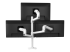45-509-216 - Ergotron LX - Mounting kit (dual stacking arm, tall pole) - Back