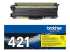 TN421Y - Brother TN-421Y - Yellow - Front