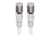 735254 - Intellinet Network Patch Cable, Cat6, 0.5m, White, Copper, S/FTP, LSOH / LSZH, PVC, RJ45, Gold Plated Contacts, Snagless, Booted, Lifetime Warranty, Polybag - Top