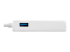 USB31000SPTW - StarTech.com USB 3.0 to Gigabit Ethernet Adapter NIC w/ USB Port (White) - Top