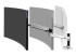 45-241-026 - Ergotron LX - Mounting kit (articulating arm, desk clamp mount, extension adapter, grommet-mount base, 7" post) - Left side