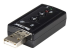 ICUSBAUDIO7 - StarTech.com Virtual 7.1 USB Stereo Audio Adapter External Sound Card - Back
