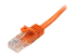 45PAT5MOR - StarTech.com 5m Orange Cat5e / Cat 5 Snagless Ethernet Patch Cable 5 m - Close up