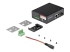IMC1GSFP - StarTech.com Industrial Fiber to Ethernet Media Converter, 1Gbps SFP to RJ45/ Cat6, Singlemode/Multimode Optical Fiber to Copper Gigabit Eternet Network, 12-56V DC, IP-30/ -40 to +75C - Left-angle