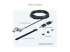 UNIVMK25-LAPTOP-LOCK - StarTech.com 25-Pack Universal Laptop Lock 6.6ft (2m), Master Keyed Locking Cable, Computer Security, Compatible w/Noble Wedge/Nano/K-Slot, Anti-Theft Cut-Resistant Cable - Right-angle