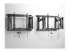 LVS1U - Chief ConnexSys Adjustable Wall Mount - Left-angle