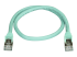 6ASPAT50CMAQ - StarTech.com 50cm CAT6A Ethernet Cable, 10 Gigabit Shielded Snagless RJ45 100W PoE Patch Cord, CAT 6A 10GbE STP Network Cable w/Strain Relief, Aqua, Fluke Tested/UL Certified Wiring/TIA - Front