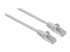 740678 - Intellinet Network Patch Cable, Cat7 Cable/Cat6A Plugs, 1m, Grey, Copper, S/FTP, LSOH / LSZH, PVC, RJ45, Gold Plated Contacts, Snagless, Booted, Lifetime Warranty, Polybag - Left-angle