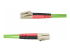 LCLCL-1M-OM5-FIBER - Startech 1m (3ft) LC to LC (UPC) OM5 Multimode Fiber Optic Cable, 50/125µm Duplex LOMMF Zipcord, VCSEL, 40G/100G, Bend Insensitive, Low Insertion Loss, LSZH Fiber Patch Cord - Multi-angle