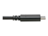 U428-C03-G2 - Eaton Tripp Lite Series USB-C to USB-A Cable (M/M), USB 3.2 Gen 2 (10 Gbps), USB-IF Certified, Thunderbolt 3 Compatible, 3 ft. (0.91 m) - Close up